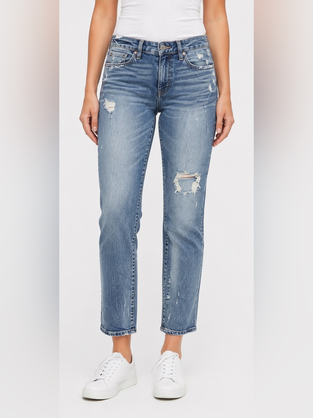 Torrid Women’s Jeans 14R Boyfriend Straight Vintage Stretch Blue Denim Mid Rise